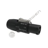 Conector eléctrico de 3 pines masculino femenino Powertrue Conector eléctrico a prueba de agua para exteriores 3Pin Power Conectores AC a prueba de agua de alta capacidad de corriente bloqueable Triple Core 20A 500V Conector a prueba de agua IP65 verdadero