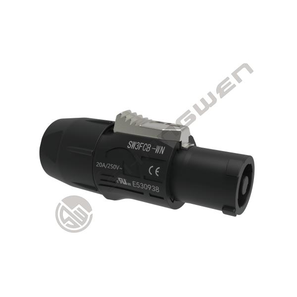 Industrial Male And Female Power Connector Waterproof Ip65 Outdoor