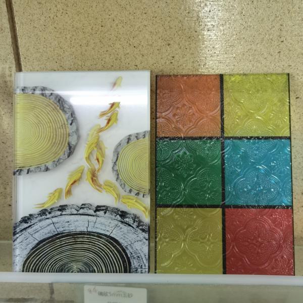 Digital Printing Decorative Art Glass Laminated Wire Building Glass