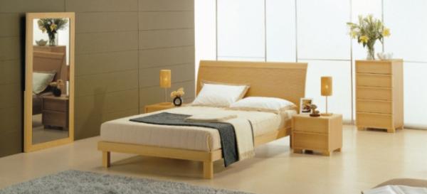 Bed , Bedside table , Dresser, Mirror, Tall boy, Wardrobe