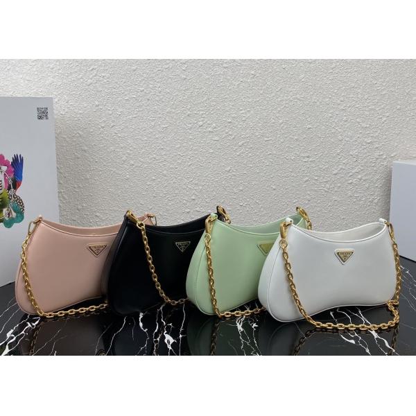 Pink Single Shoulder 25.5x15.5x4cm Underarm Chain Bag Big Capicity For Women