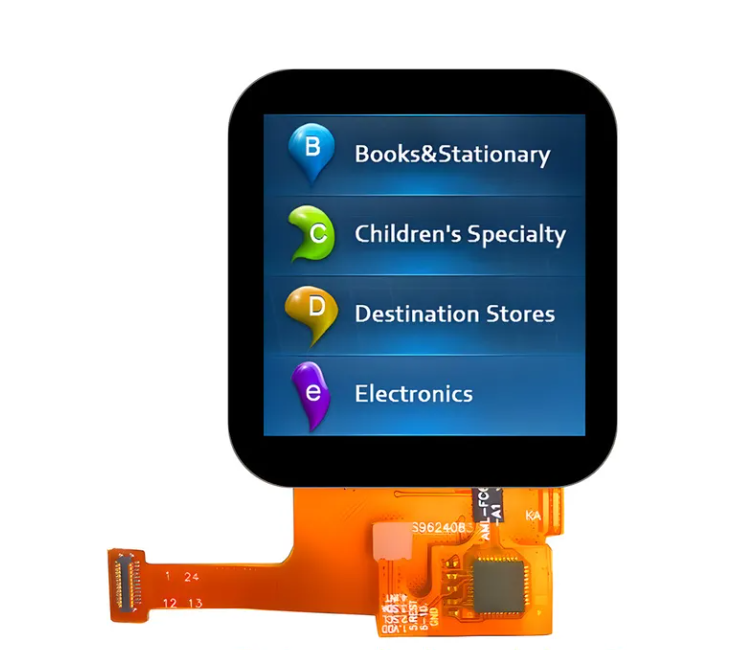 1.54 Inch 320x320 Resolution TFT Display with Capacitive Touchscreen and MIPI Interface