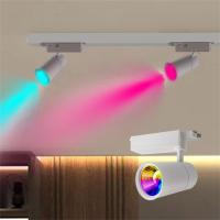 Ceiling 40W LED Track Light Colorant clignotant lumière libre Pour l'éclairage du centre commercial