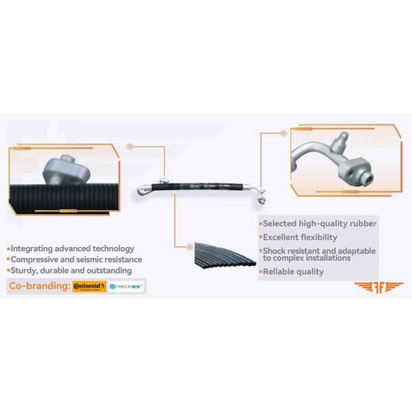 Ford Taurus OEM YF-37661 Discharge AC Hoses Flex 3.5 3.7L 13-19