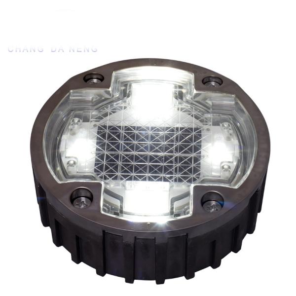 o trilho da plataforma 1200mah ilumina IP67 impermeável, Cat Eyes Road Studs solar exterior