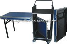 2U to 24U Standard Rack Flight Case With 9mm Plywood / Trolley Case