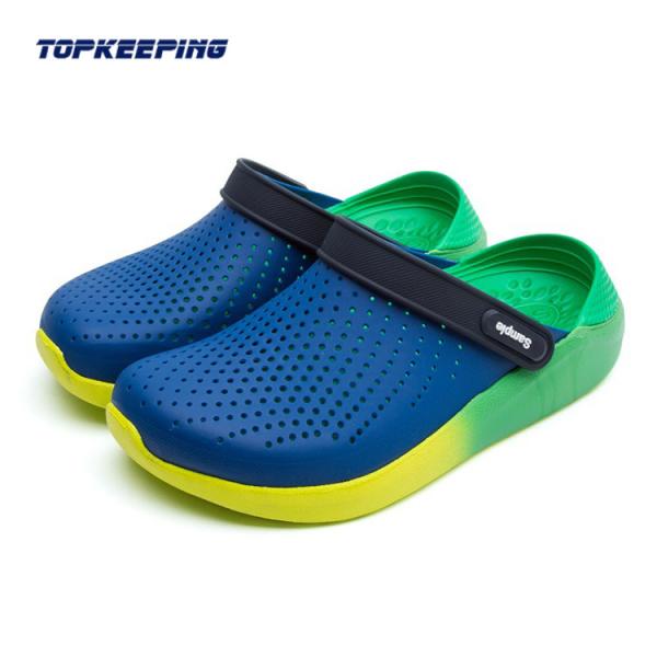 37-44 Stylish Quick Drying Garden Odm Men Wearing Clogs Lightweight Pvc
