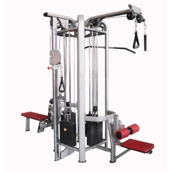 Commercial Gym Equipment Adjustable Pulley 4-Station Strength Training Cable Crossover