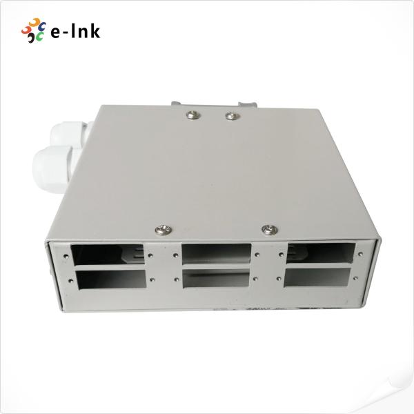 6 Ports DIN-Rail Fiber Splice Box