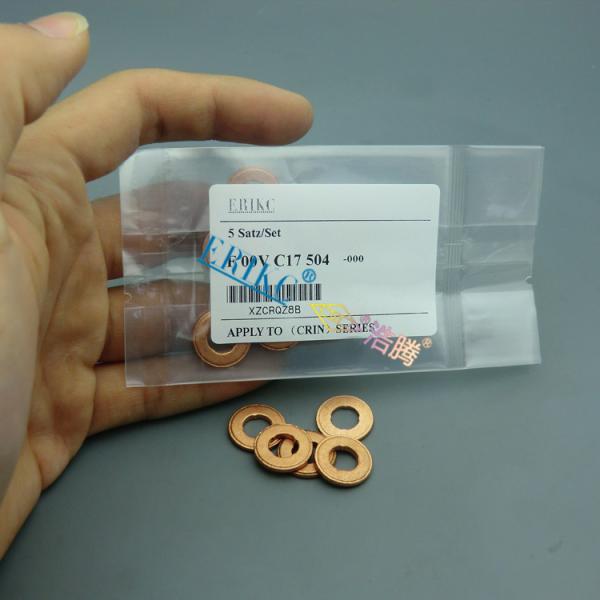 F 00V C17 504 liseron 7.1*15*2mm oil common rail injector copper washer , For BOS fuel injector copper gasket washer