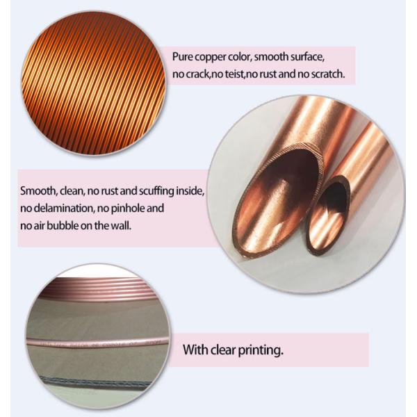 LWC Copper Refrigeration Tubing Hard Drawn Copper Pipe for Refrigeration and Plumbing