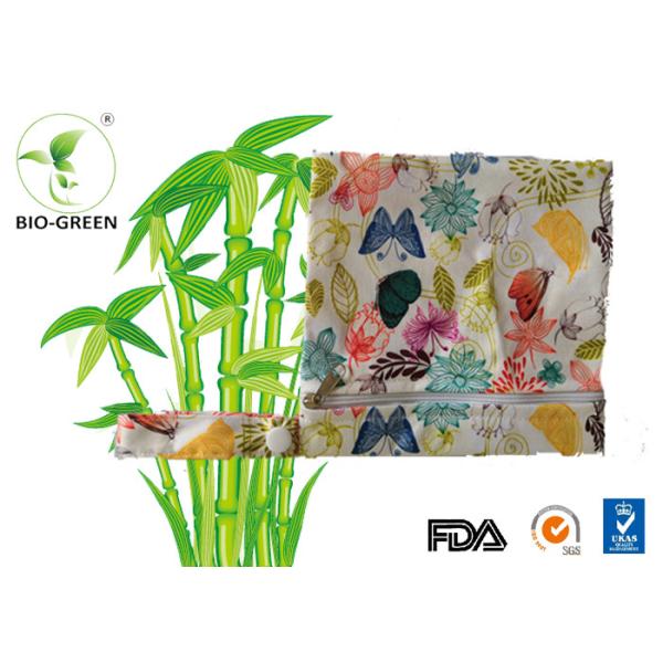 Portable Colorful Menstrual Wet Bag With Snap Hook Double / Single Drawstring