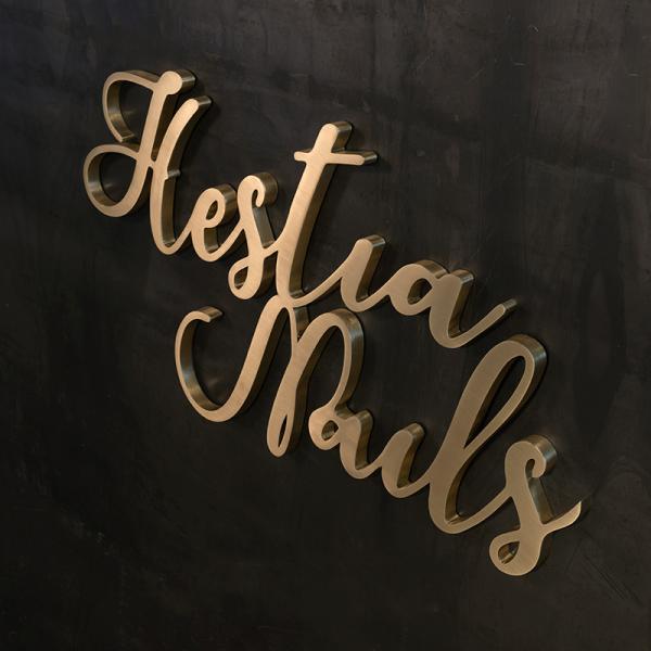 Настройка светодиодных знаков из нержавеющей стали для алфавита A-Z и числа