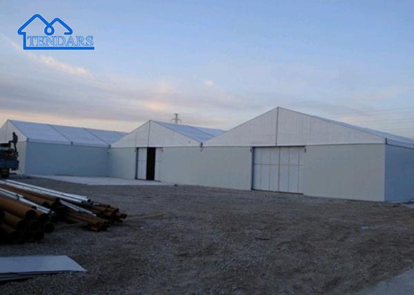 Large Outdoor Warehouse Storage Tent Water Resistant CE Certificate