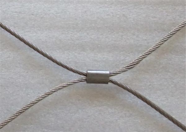 parede de escalada Mesh For Garden da planta de aço inoxidável grossa de 1.5mm