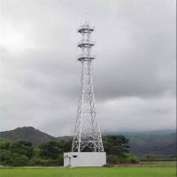 60m Telecom Steel Tower Self Supporting Lattice Structure