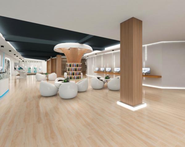200x1000mm Wooden Porcelain Tiles Antibacterial Non-Slip Matt Finish