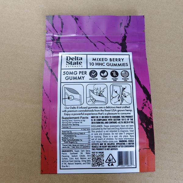 ISO-Certified Child-Resistant Pouch For Medicine Packaging Custom Logo Printing With Tear-Resistant.