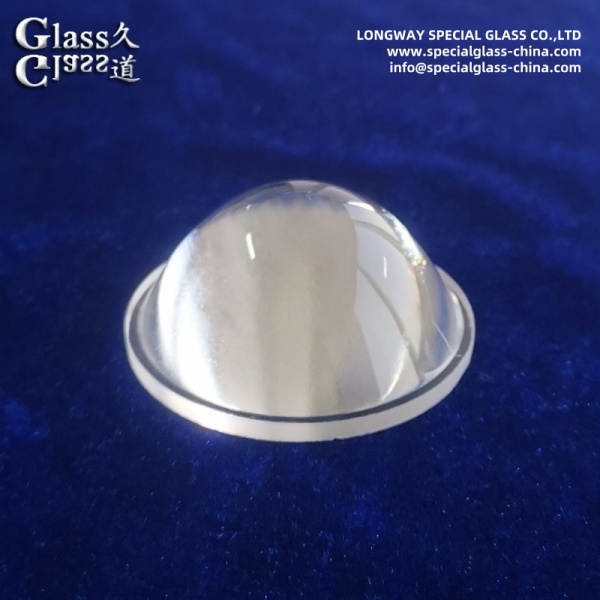 High Precision Aspheric Borosilicate Glass Diffuser Lens for Downlight Fixture