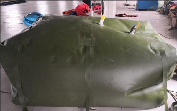 Tanque de combustível de bexiga de gasolina do Exército 3000L Tanque de bexiga de água dobrável para caminhão