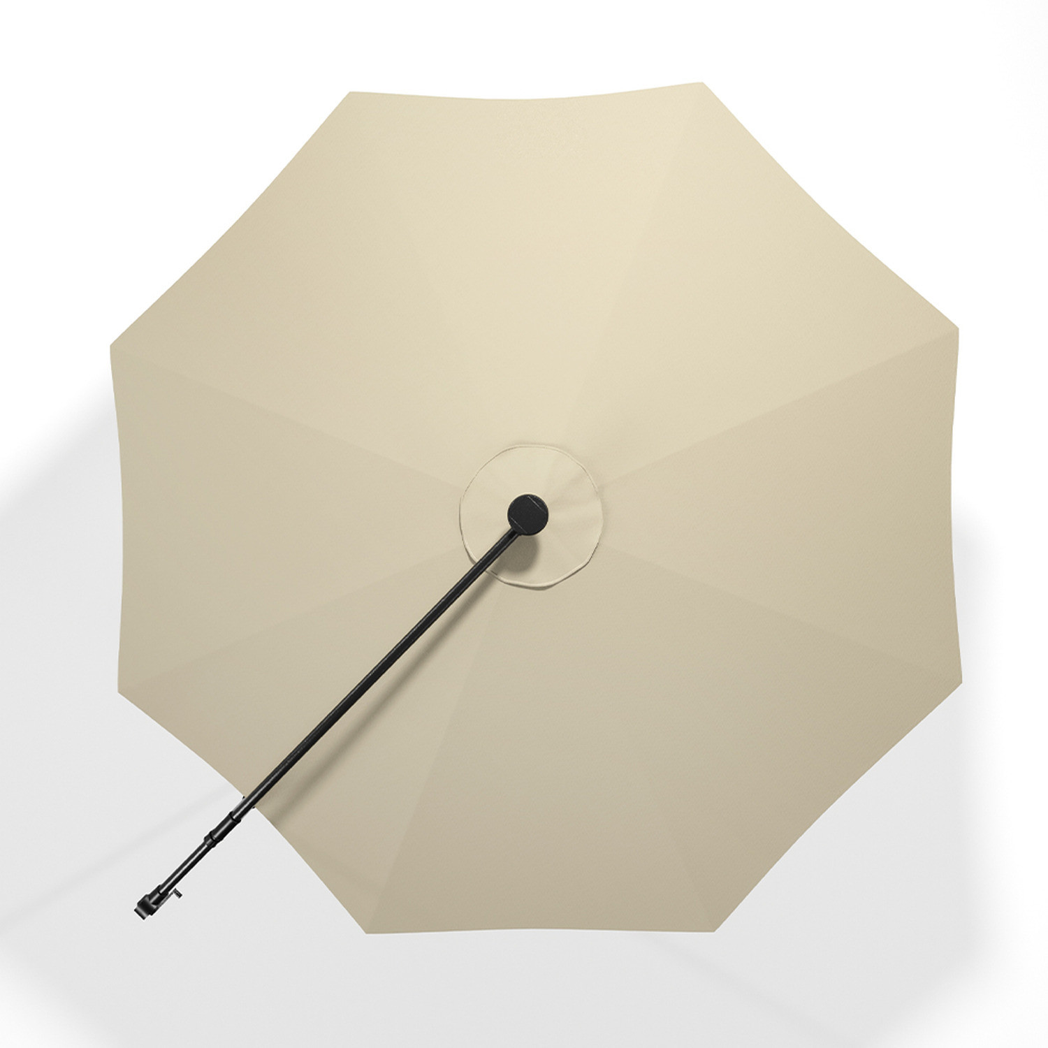 Customized Color Garden Umbrella with Light Waterproof Commercial Restaurant Cantilever