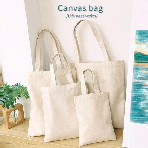 Multifunctional Girl Fashion Diy School Hand Bags Women Reusable Use Customized Logo High Quality Custom Size Fashion Organic Folding Cotton Canvas Tote Bag
