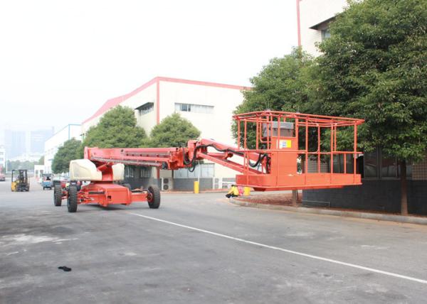 Articulated Boom Upright Mobile Elevating Work Platform Diesel Powered 18.1M Maximum Horizontal Reach