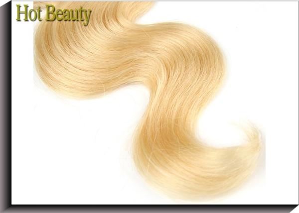 Russian Remy Human Bundles Body Wave 10-30 True To Length Blonde Color