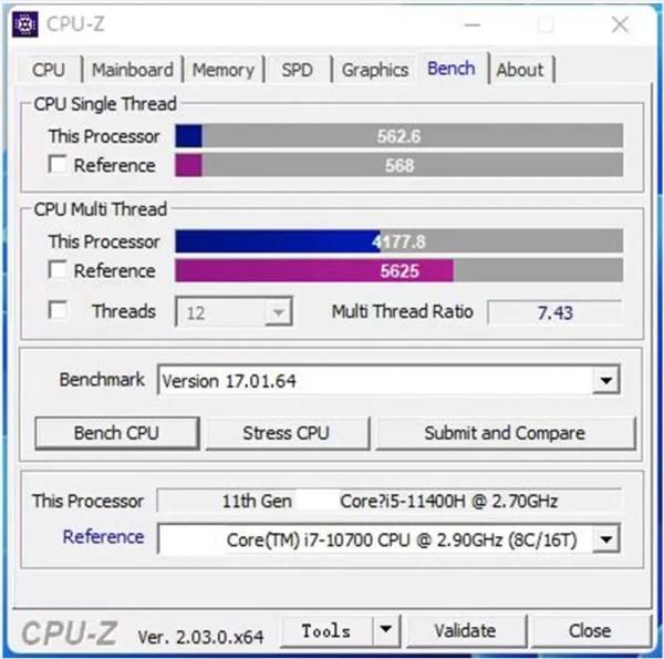 ERYING Desktops Motherboard With Onboard CPU Kit I5 11400H