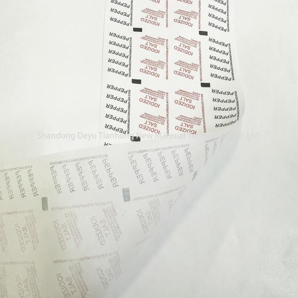 Paper Paperboard Laminated Material Salt Pepper Package Film Roll Stick Packaging