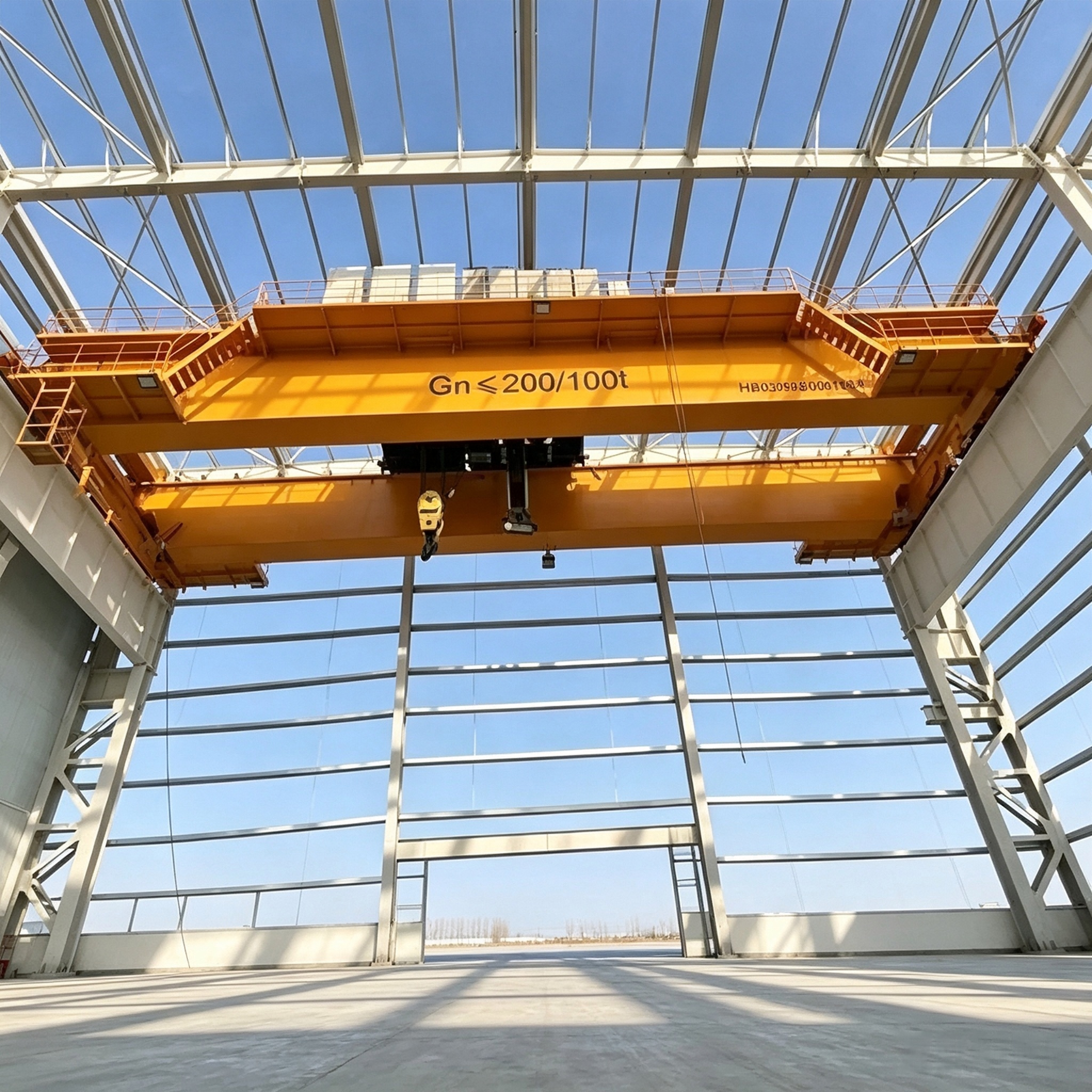 1. Reliable Double Girder Bridge Crane Industrial Overhead Crane for Heavy Material Lifting Applications