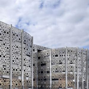 Perforated Aluminium Cladding Panels , Lightweight Aluminum Panels For Buildings