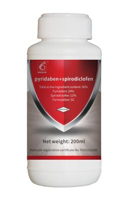 Spirodiclofen Pyridaben Pesticida de árvores de frutos cítricos Insecticida para pulgões e ácaros-aranha