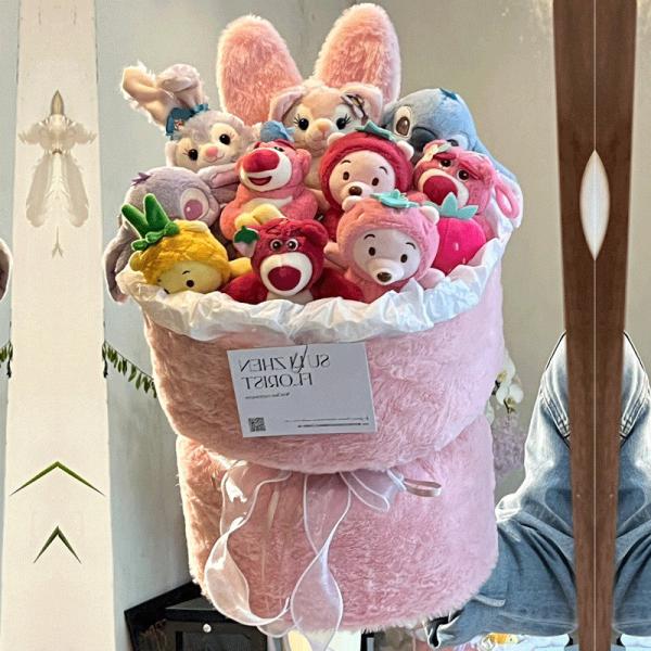 StellaLou y LinaBell muñeco de peluche ramo regalo de cumpleaños para las niñas regalo para las mejores amigas niñas niños muñeco de peluche