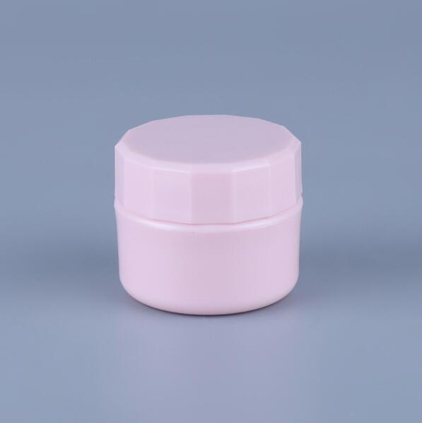 Mini PP Empty Cosmetic Cream Jar Skin Care Containers Pink Color (MC-P-509)