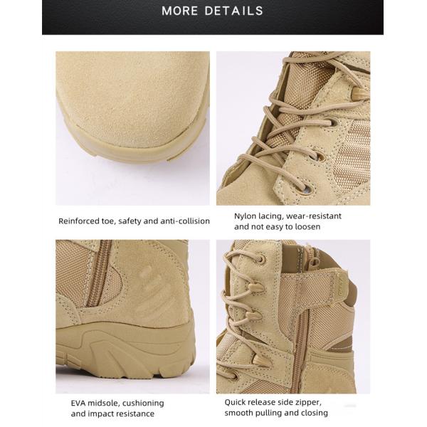 Delta High Top Outdoor Mountaineering Combat Boots Wear-Resistant Rubber Outsole