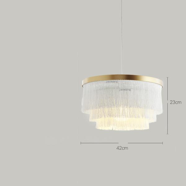 Round Chandelier Lighting Dining room Bar Kitchen fringe lamp suspension light(WH-MI-252)