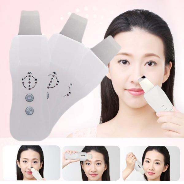 2in1 Anion Ultrasonic Scrubber Portable Skin Scrubber Cleaner Beauty Skin Scrubber Facial Skin Rejuvenation Beauty
