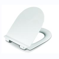 Siège de toilette blanc en forme de U durable et confortable pour un ajustement optimal de la courbe de la hanche
