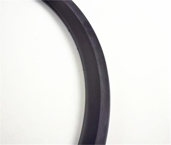 Tubuless Compatible Carbon Rim 700C 38MM 23mm Wide Road Bicycle Clincher Tubuless Rims Used for V&Disc Brake Basalt Surf