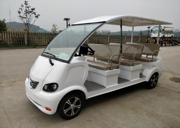 48V 8 Seater Electric Utility Cart With High Impact Fiber Glass Body