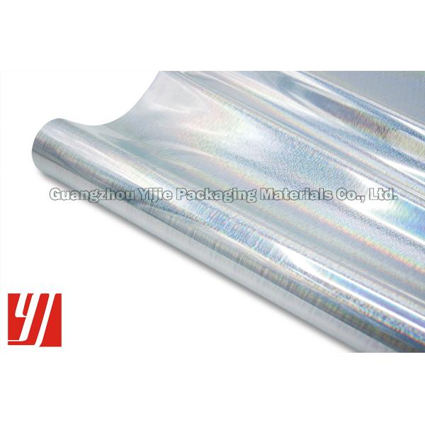 Rollo olográfico de la hoja del laser de 16 micrones de las agujas del pino de plata