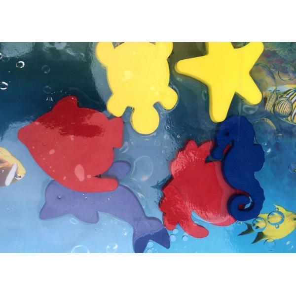 Interesting Inflatable Baby Water Mat Toy With Sea Animal /  Two - Chamber