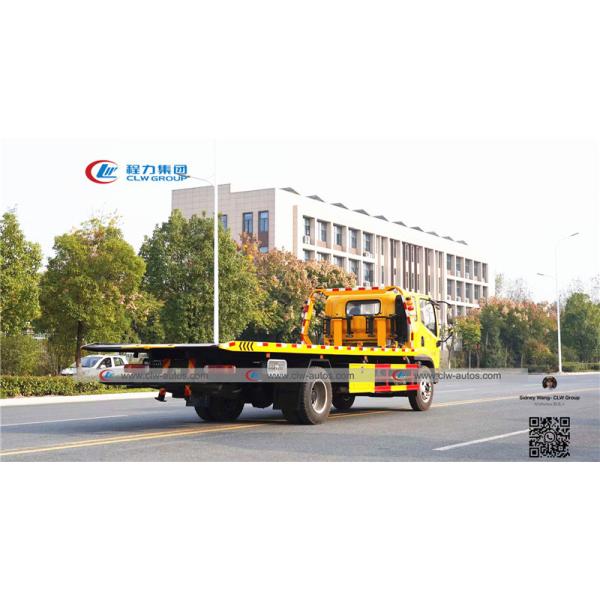 120HP FAW 4x2 Left Hand Drive Flatbed Towing Trucks