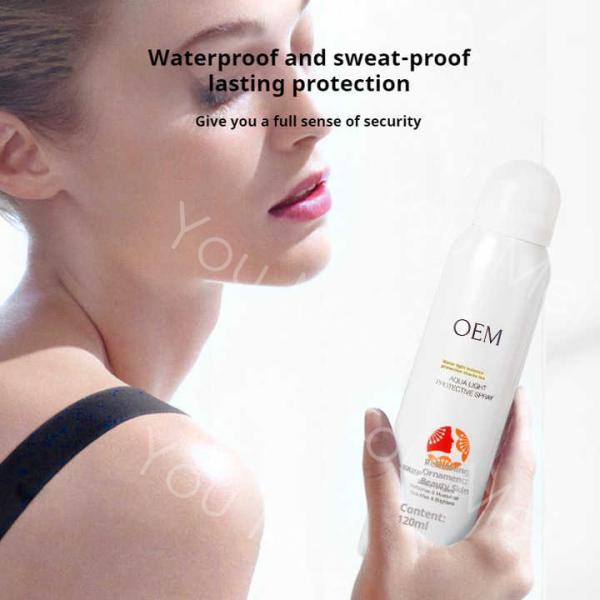 Blanqueador Arbutina Nicotinamida FPS Crema para protegerse del sol Spray Ingrediente natural