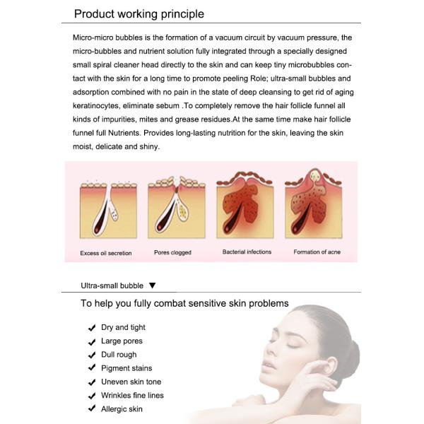 Stainless Steel Hydrafacial Beauty Machine 150W Diamond Microdermabrasion Facial Machine