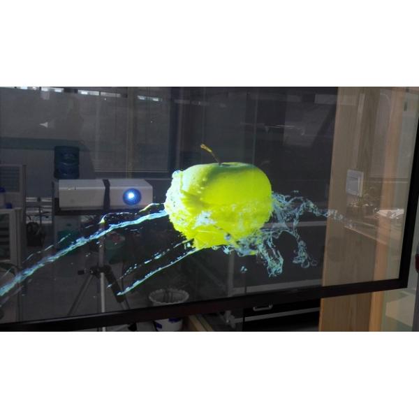 Фильм окна задней проекции собственной личности слипчивый/прозрачный голографический фильм на открытом воздухе