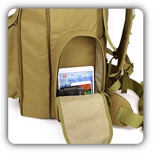 Tactical ornaments Army Backpack, Tactical Hiking Daypack 70-85L ornaments MOLLE Assault Backpack Army Traveling Campi