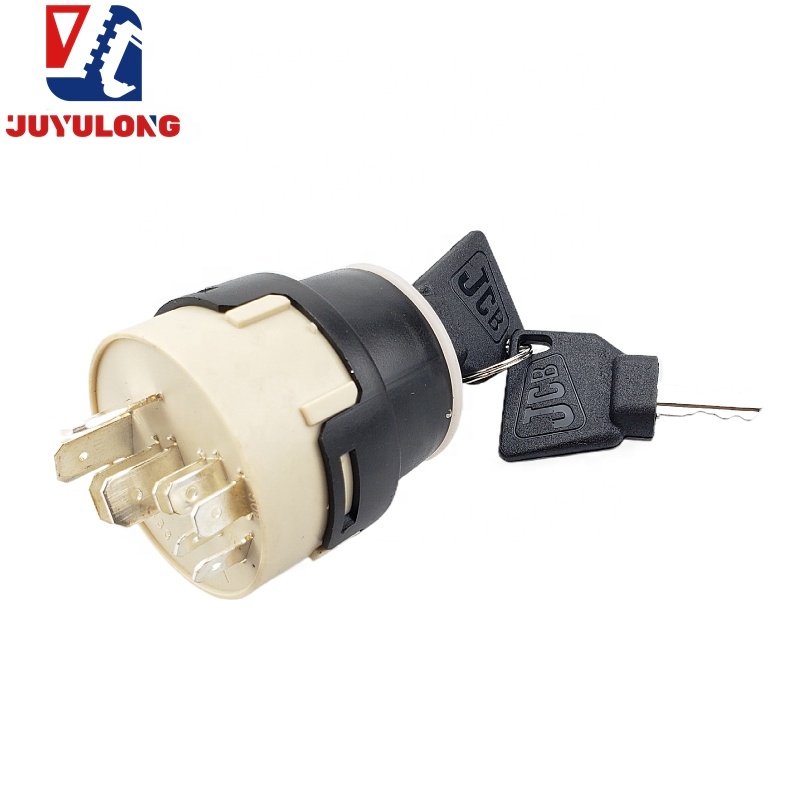 JUYULONGfor JCB Start Ignition Switch JCB210 230 240 370 Dig Electromechanical Door Lock Key Ignition Switch 8610079