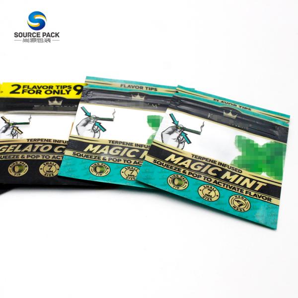 Plastic Heat Seal Cigar Packaging Customized For Smoking Tip